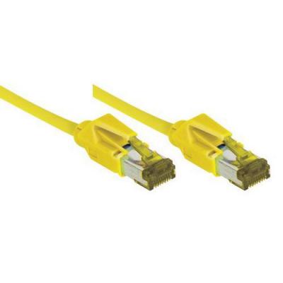 MANUTAN Cordon RJ45 sur c&acirc;ble cat&eacute;gorie 7 S/FTP LSOH snagless jaune - 15 m