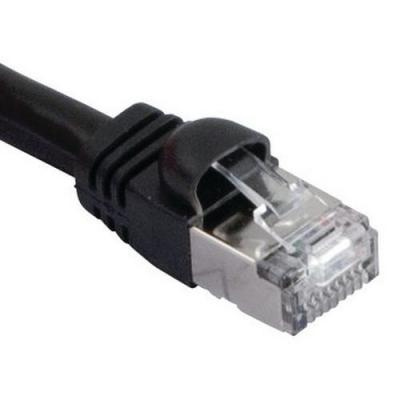 MANUTAN Cordon RJ45 VoIP cat&eacute;gorie 6 S/FTP snagless noir - 2 m