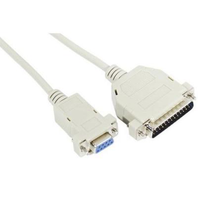 EXC Dexlan - C&acirc;ble de modem nul - DB-9 (F) pour DB-25 (M) - 1.8 m