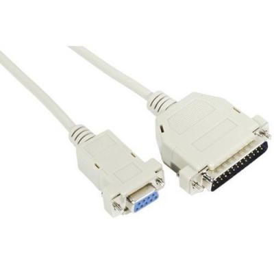 EXC Dexlan Cordon Null Modem pour PC DB9/DB25 F/M 3 m