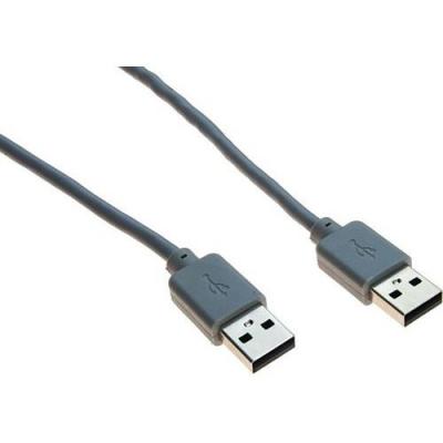 HYPERTEC Cordon USB 2.0 type A / A gris - 3,0 m
