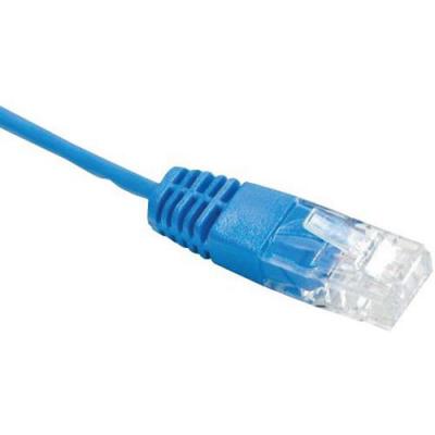 EXC Cordon t&eacute;l&eacute;phonique RJ45 / RJ45 UTP 1 paire 4/5 bleu - 5 m