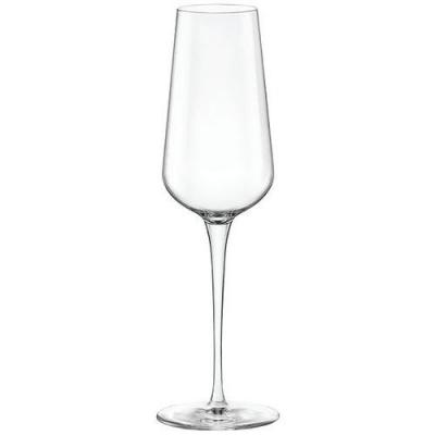 BORMIOLI Lot de 6 Fl&ucirc;tes &agrave; champagne en Verre, transparent, 28 cl