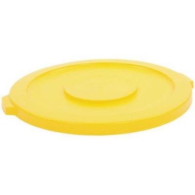 RUBBERMAID Couvercle pour conteneur universel &reg; 121 litres, rond, jaune