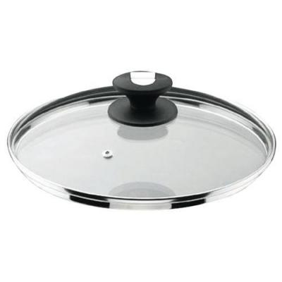 LACOR Couvercle en verre bord inox 14 cm -  - Transparent - Verre