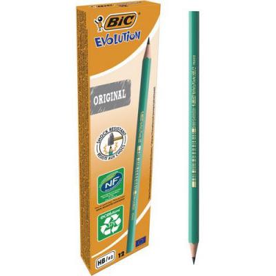 3M Crayon &agrave; papier HB BIC Ecolutions Evolution anti-mordillage sans bois