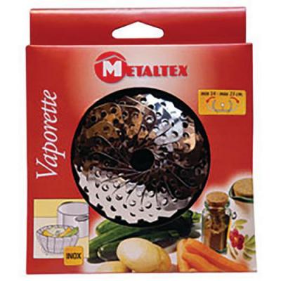 METALTEX  25430010080 Cuiseur &agrave; Vapeur, Argent&eacute;