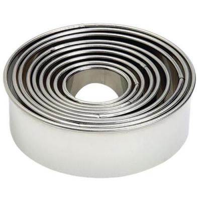LACOR  68069 emporte-pi&egrave;ces bo&icirc;te de 9 d&eacute;coupoirs ronds unis en inox