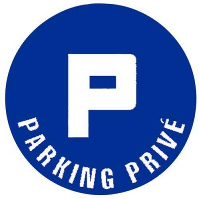 NOVAP Disque bleu dobligation diam&egrave;tre 300 mm d&eacute;signation parking priv&eacute;