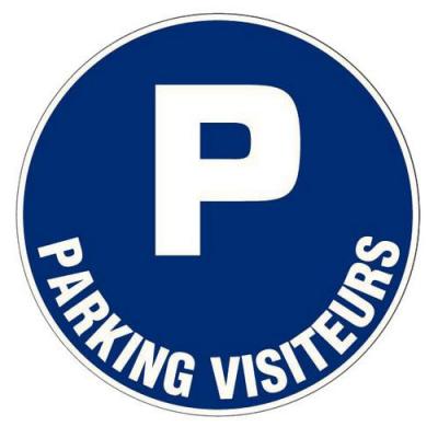 NOVAP Panneau Parking visiteurs - Rigide &Oslash;300mm - 4061290