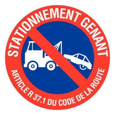 NOVAP Disque Plastique ""stationnement G&ecirc;nant