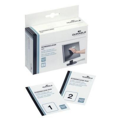 DURABLE  10 Lingette Nettoyante Duo Screenclean Duo - 