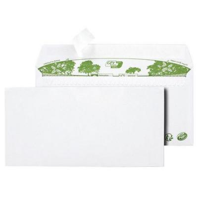 GPV   enveloppes ""erapure"" dl 110 x 220 mm, sans fen&ecirc;tre noir