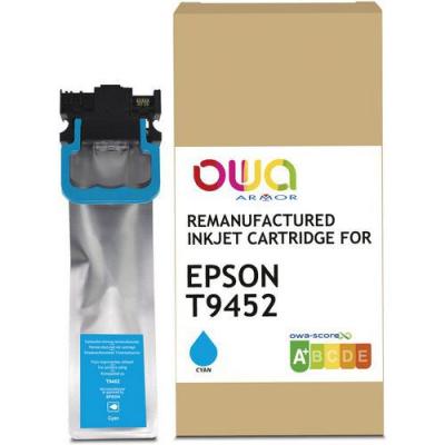 OWA  Cartouche d'encre remanufactur&eacute;e compatible EPSON T9452 - Cyan