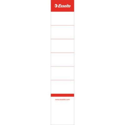  Lot de 10 &eacute;tiquettes pour classeur - ESSELTE - Dos &eacute;troit