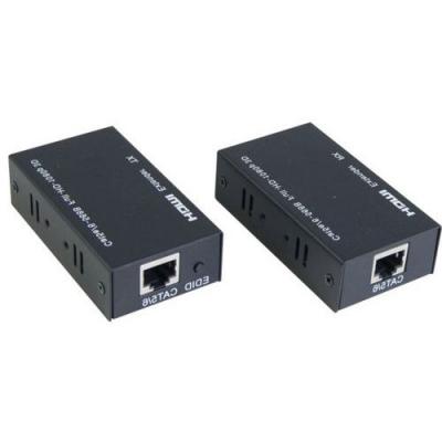 MCAD Extendeur FF HDMI sur RJ45, Port&eacute;e 60.0m Noir (050113)