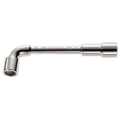 FACOM Cl&eacute;s &agrave; pipe d&eacute;bouch&eacute;es forg&eacute;es 6 pans m&eacute;triques -  - 75.25