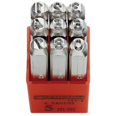 FACOM Chiffre &agrave; frapper long 75mm (jeu 9)  293a.5