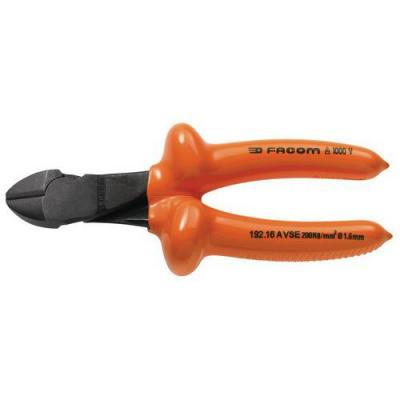 FACOM  1 Pinces Coupantes Diagonales Isol&eacute;es 1000 Volts S&eacute;rie Vse Pour Fil Dur 