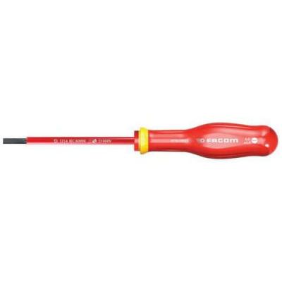 FACOM Tournevis isol&eacute;  pour vis Fendu 5,5, VDE/1000V ( Prix pour 1 )
