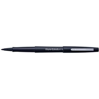 PAPERMATE Lot de 12 feutres flair -  - Pointe moyenne - Noir