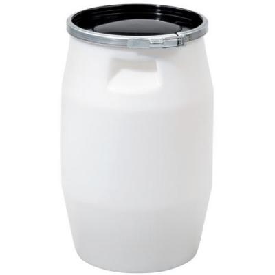 GILAC F&Ucirc;T 100 litres BLANC, GENOUILL&Egrave;RE METAL et COUVERCLE NOIR - 