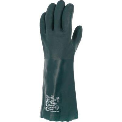 SINGER SAFETY Gants De Manutention Multi Usages &Agrave; Double Induction Pvc Vert Taille 10