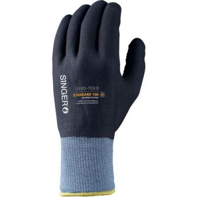 SINGER SAFETY Gants De Manutention Nitrile Avec Picots Enduction Totale Taille 9