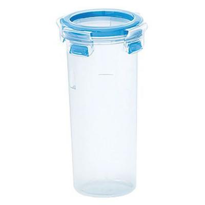 Bo&icirc;te ronde Clip & Close bleu 0,5 L Emsa 