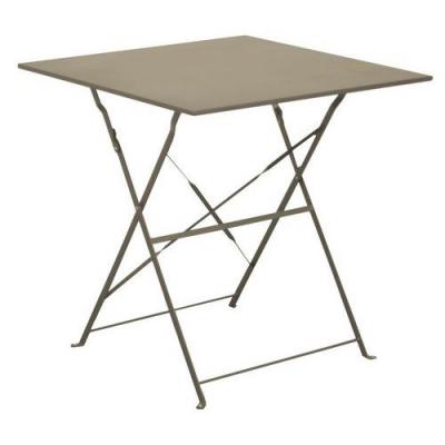  Proloisirs - Gu&eacute;ridon carr&eacute; en acier 70 cm Cuba mastic