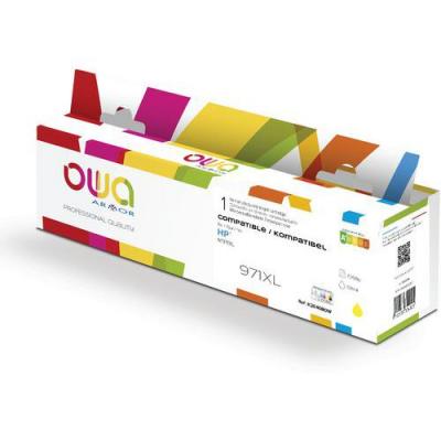 OWA Hp 971xl Cartouche D'encre Remanufactur&eacute;e Haute Capacit&eacute; Jaune