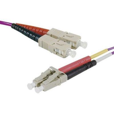 MCAD Jarreti&egrave;re optique duplex multimode 2mm OM4 SC-UPC/LC-UPC - 3 m