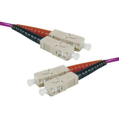 Jarreti&egrave;re optique duplex multimode 2mm OM4 SC-UPC/SC-UPC - 2 m