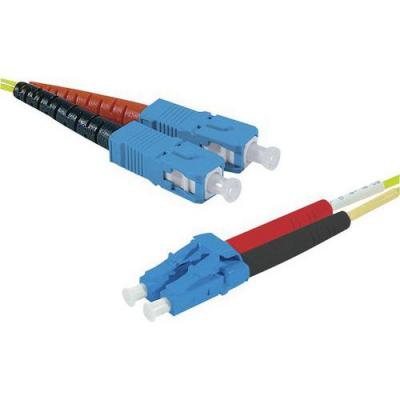 MCAD Jarreti&egrave;re optique duplex HD mono OS2 9/125 SC-UPC/LC-UPC jaune - 2 m