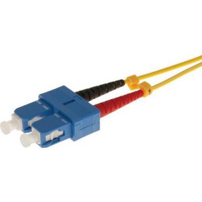 MCAD Jarreti&egrave;re optique duplex HD mono OS2 9/125 SC-UPC/SC-UPC jaune - 10 m
