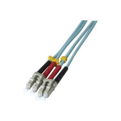 CUC Jarreti&egrave;re optique duplex HD multi OM3 50/125 LC-UPC/LC-UPC aqua - 1 m