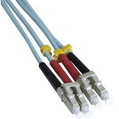 MCAD Jarreti&egrave;re optique duplex HD multi OM3 50/125 LC-UPC/LC-UPC aqua - 3 m