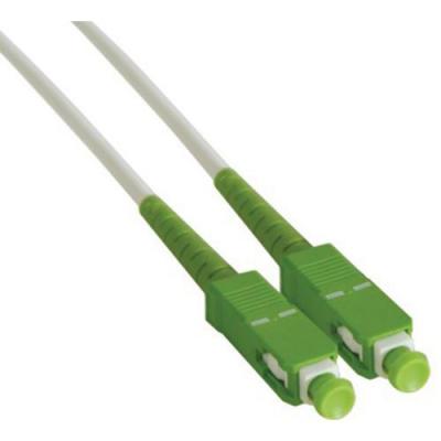 MCAD Jarreti&egrave;re optique simplex monomode 9/125 SC-APC/SC-APC - 15 m