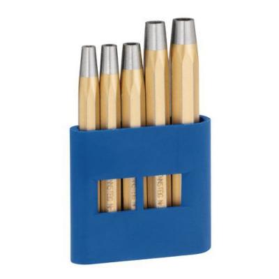 RENNSTEIG Jeu de chasse-rivets  dans support en plastique 5 pcs.