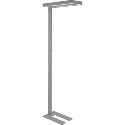 MAUL Lampe sur pied LED javal, couleur argent, 196 cm, pied &agrave; intensit&eacute; variable