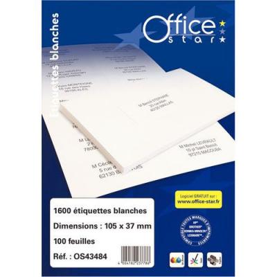 AVERY Lot De 400 Etiquettes Office Star 485 X 254 Mm