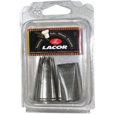 LACOR  - Douille inox - d : 3, 6, 8, 13 mm - lot de 6, vari&eacute;es
