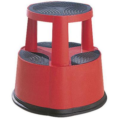 NOVAP Mobil Step - Marchepied mobil step sur roulettes, modele luxe - Rouge