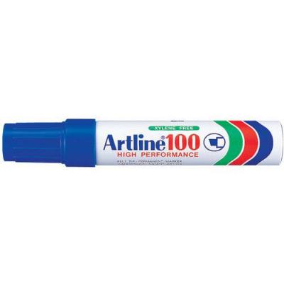 ARTLINE Marqueur  100 pointe feutre acrylique biseaut&eacute;e 7,5/12mm bleu
