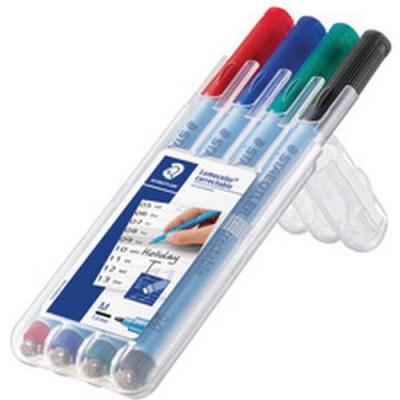 STAEDTLER  Marqueur correctable 305M Lumocolor, &eacute;tui de 4