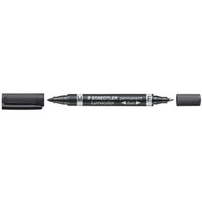 STAEDTLER Marqueurs  LUMOCOLOR permanents double pointe - bleu