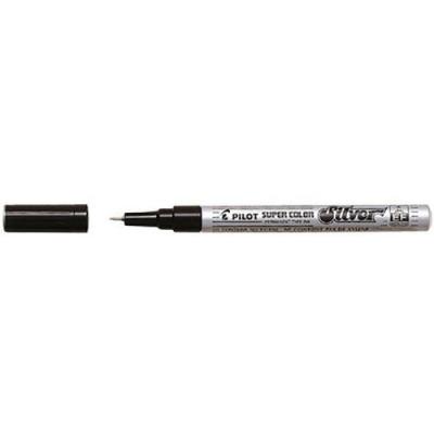 PILOT  Marqueur permanent Pointe extra fine Argent