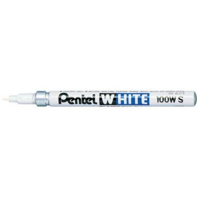 PENTEL  Marqueur peinture encre permanente blanche pointe fine