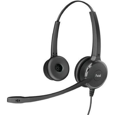 AXTEL Casque filaire St&eacute;r&eacute;o  Prime MS HD Duo NC USB - Noir