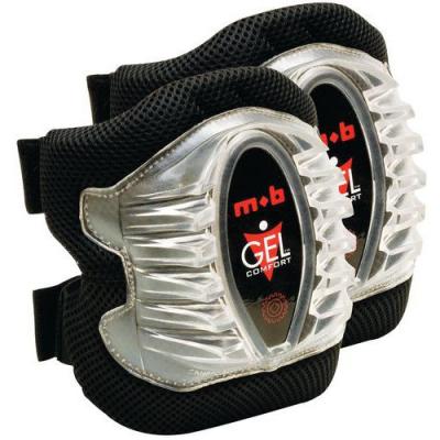 MOB Peddinghaus 6193000001 Genouill&egrave;res, Noir/Argent, Set de 2 Pi&egrave;ces
